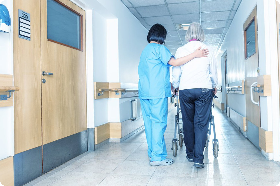 Kommerciel eller institutionel brug: såsom hospitaler, plejehjem, rehabiliteringscentre mv.