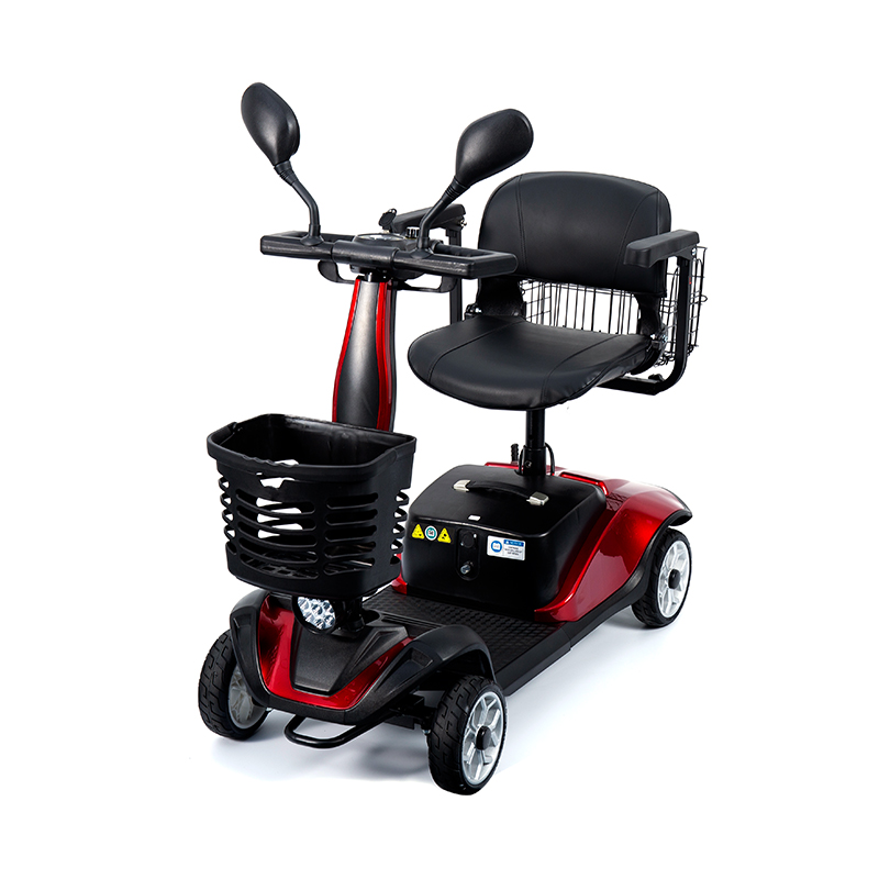 YL-07T 4-hjulet bærbar foldbar elektrisk drevet mobilitetsscooter