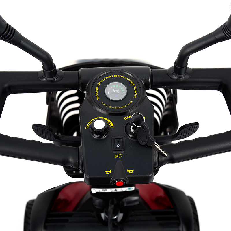 YL-07T 4-hjulet bærbar foldbar elektrisk drevet mobilitetsscooter