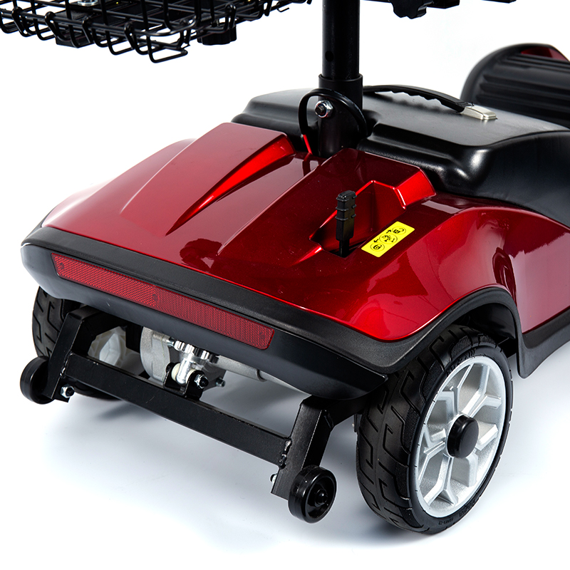 YL-07T 4-hjulet bærbar foldbar elektrisk drevet mobilitetsscooter