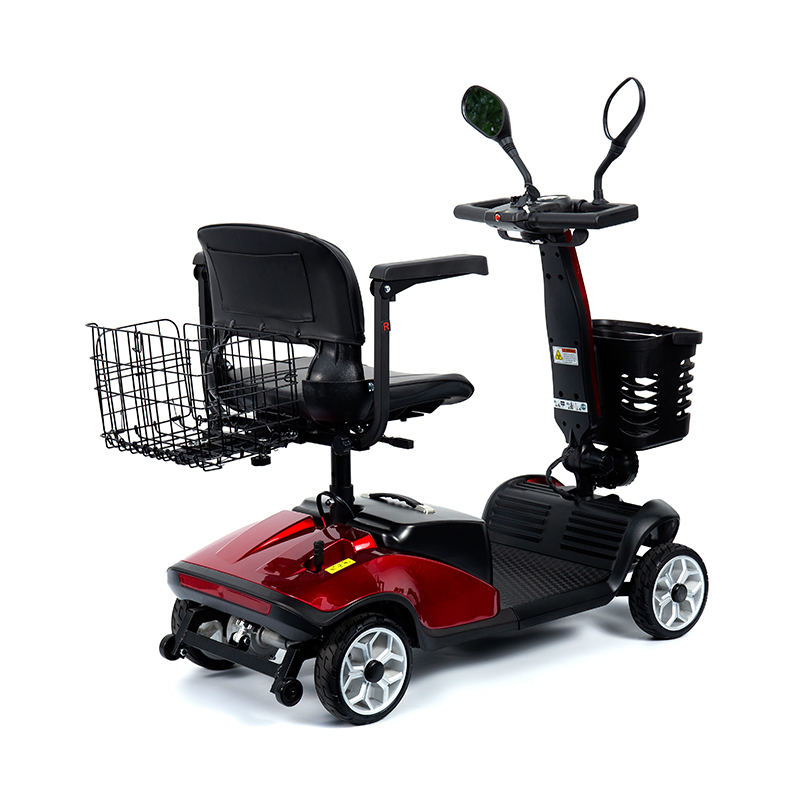 YL-07T 4-hjulet bærbar foldbar elektrisk drevet mobilitetsscooter