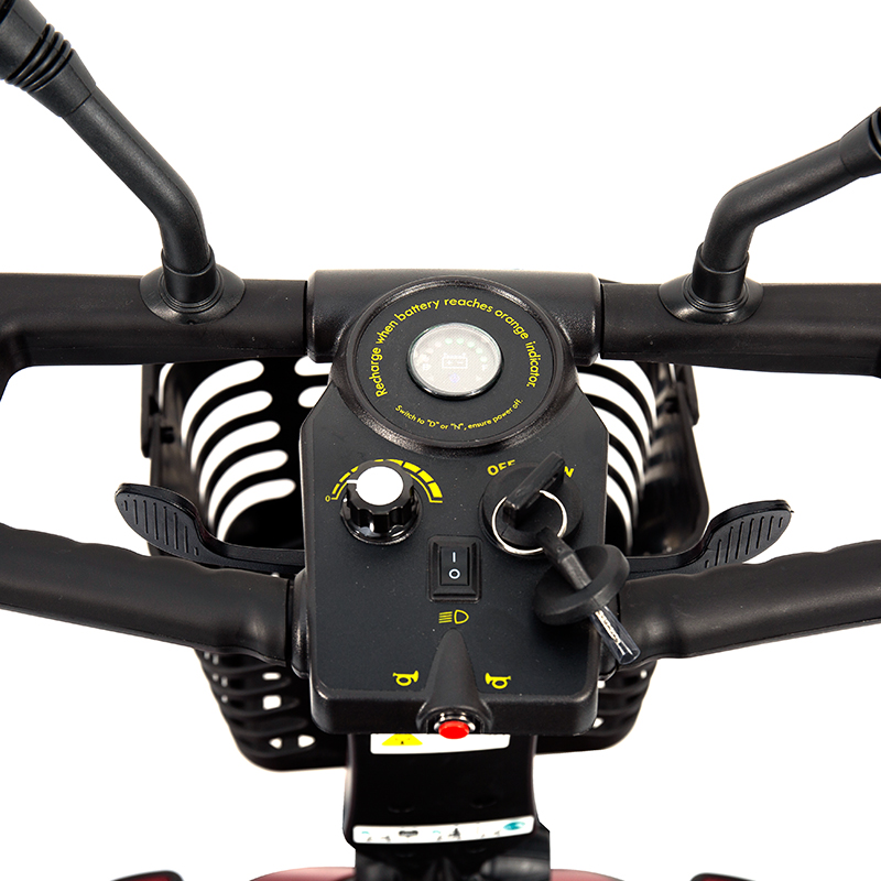 YL-01S 4-hjulet bærbar foldemotoriseret mobilitetsscooter til ældre