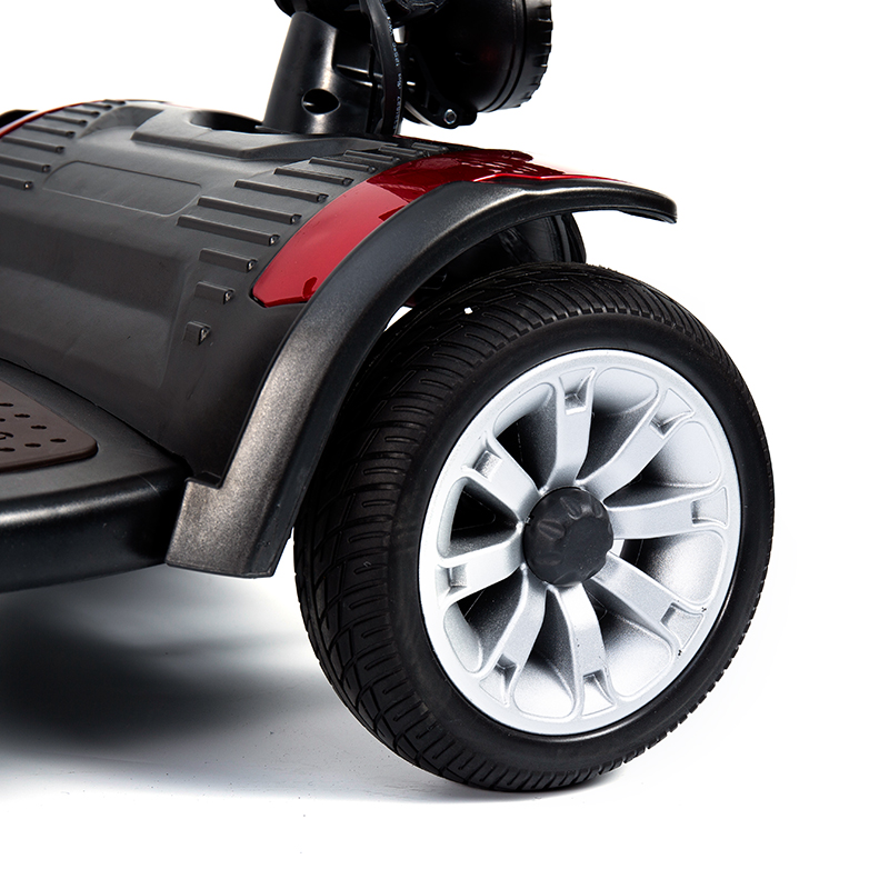 YL-01S 4-hjulet bærbar foldemotoriseret mobilitetsscooter til ældre