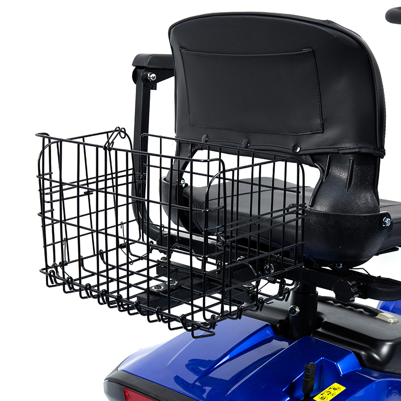 YL-09B Sammenfoldelig 4-hjulet letvægtsscooter med kurv