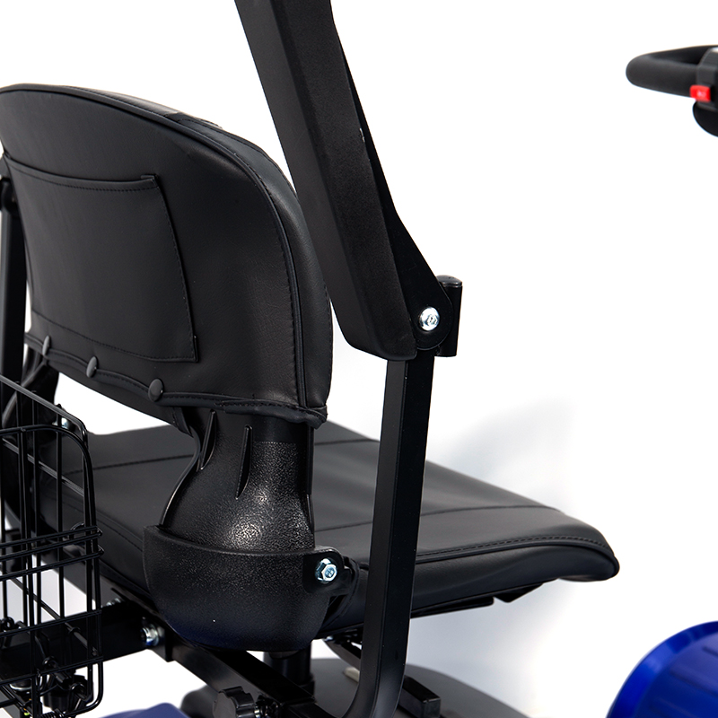 YL-09B Sammenfoldelig 4-hjulet letvægtsscooter med kurv