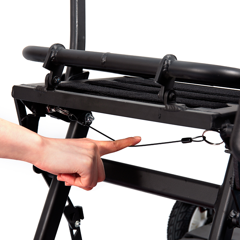 YL-211 4 Hjul Tourist Elektrisk Scooter til Seniorer med LED Forlygte, Kurv