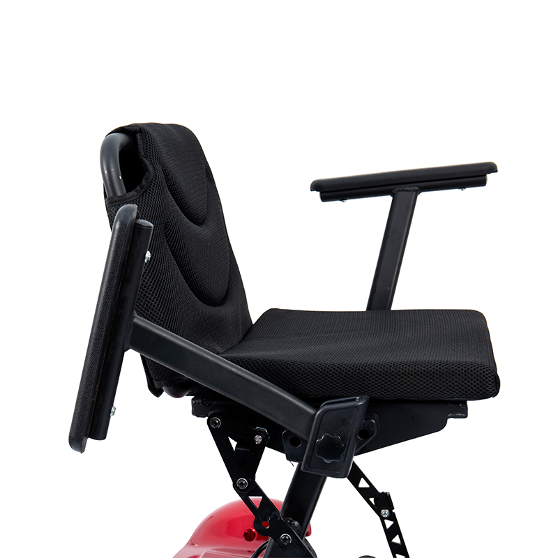 YL-211 4 Hjul Tourist Elektrisk Scooter til Seniorer med LED Forlygte, Kurv