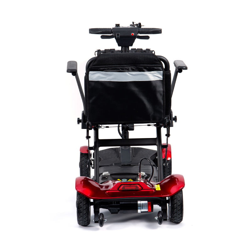 YL-211 4 Hjul Tourist Elektrisk Scooter til Seniorer med LED Forlygte, Kurv