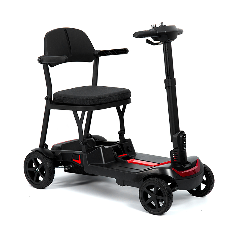 YL-985S 4 Hjul Letvægts Bærbar Sammenfoldelig Rejse El-drevet Scooter