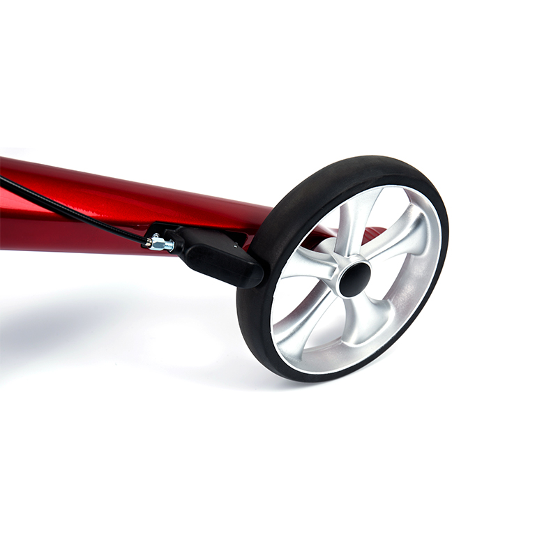 HES-R306 letvægtsrollator – foldbar, TPR-hjul, justerbar, 150 kg vægtkapacitet