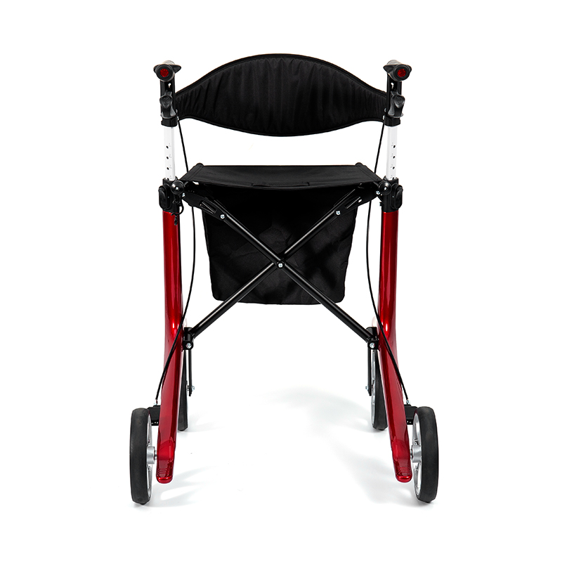 HES-R306 letvægtsrollator – foldbar, TPR-hjul, justerbar, 150 kg vægtkapacitet