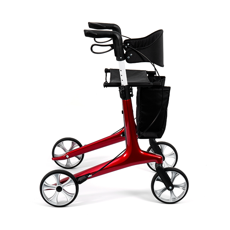 HES-R306 letvægtsrollator – foldbar, TPR-hjul, justerbar, 150 kg vægtkapacitet